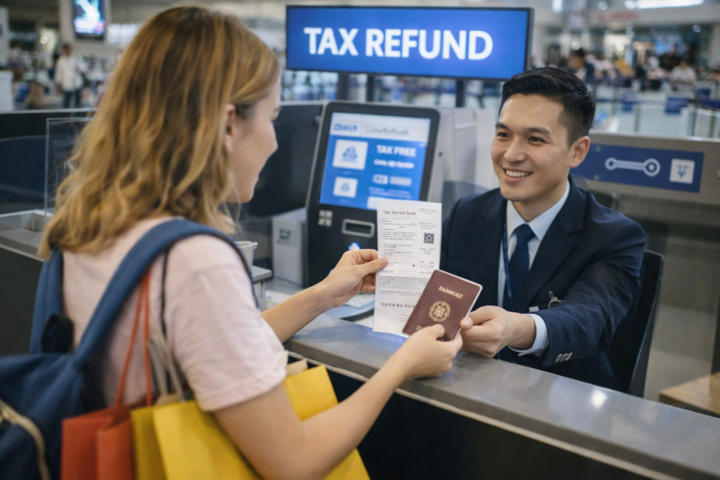 Korea VAT refund calculator for tourists shopping in Korea