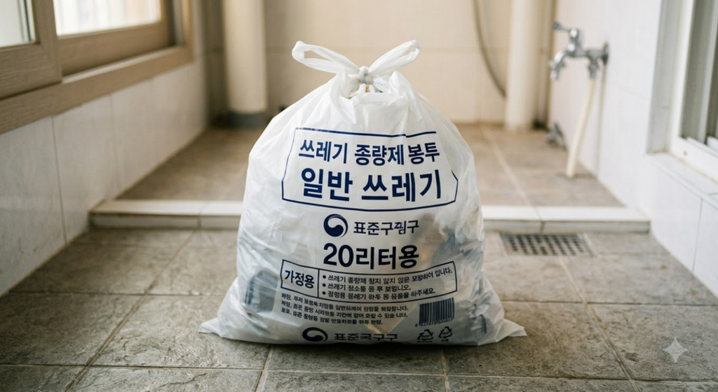 Korean volume-rate trash bag jongnyangje bongtu